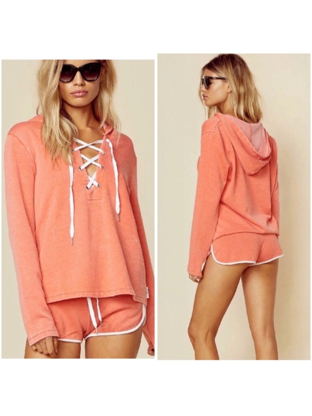 The Laundry Room Lattice Hoodie Size Medium